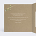 Invitation anniversaire mariage Modern Love Graines Intérieur Gauche