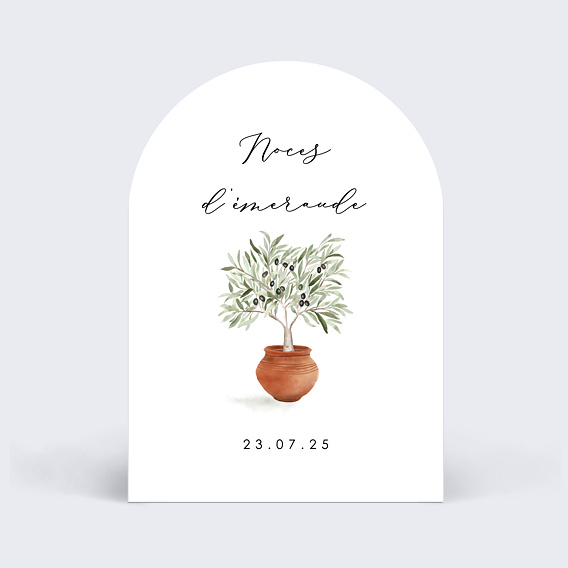 Invitation anniversaire mariage Provençal