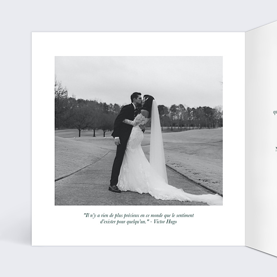 Invitation anniversaire de mariage Photo Souvenir 40
