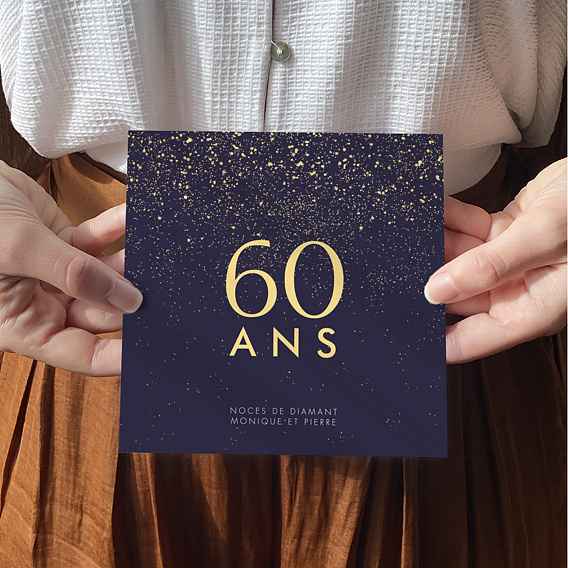 Invitation anniversaire mariage Pluie de Fête Après 1