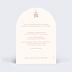Invitation anniversaire de mariage Botanica