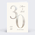 Invitation anniversaire mariage 30 années d'amour