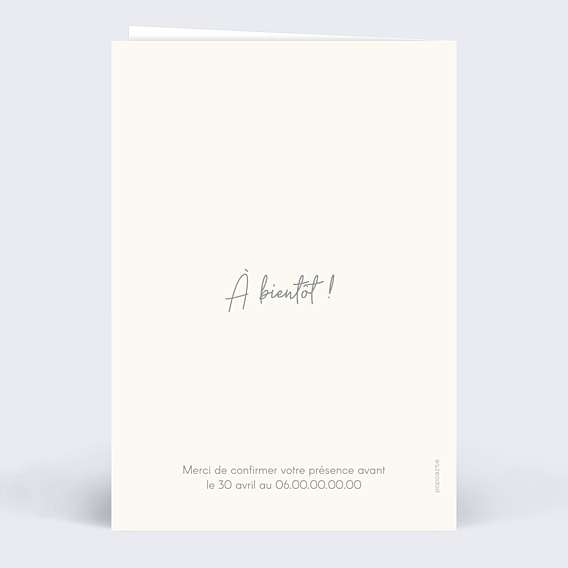 Invitation anniversaire de mariage 60 années d'amour