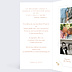 Invitation anniversaire mariage Bouquet Parfumé décomposé Intérieur Gauche