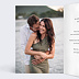 Invitation anniversaire mariage Photo Pleine Page Intérieur Gauche
