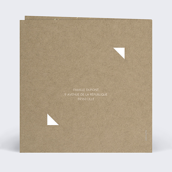 Invitation anniversaire de mariage Modern Love Graines