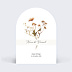 Invitation anniversaire de mariage Bouquet de fleurs