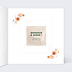 Invitation anniversaire de mariage Flower of Fall Graines