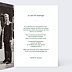 Invitation anniversaire de mariage Portrait minimaliste aligné