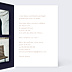Invitation anniversaire de mariage Feuilles d'Or