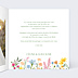 Invitation anniversaire de mariage Jardin Romantique