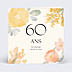 Invitation anniversaire de mariage Jardin Aquarelle