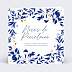 Invitation anniversaire mariage Esprit Azulejos