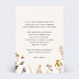 Invitation anniversaire de mariage Bouquet Sauvage