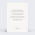 Invitation anniversaire de mariage Inséparables
