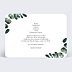 Invitation anniversaire de mariage Branche d’Eucalyptus