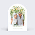 Invitation anniversaire de mariage Arche végétal moderne