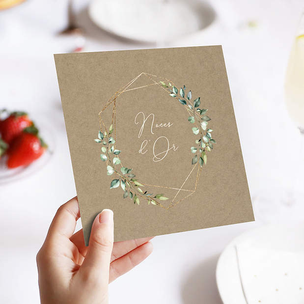 Invitation Anniversaire de Mariage Modern Love
