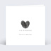 Invitation anniversaire mariage Petit Coeur