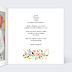 Invitation anniversaire mariage Aquarelle Champêtre Intérieur Droit