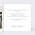 Invitation anniversaire mariage Wild Flowers Intérieur Droit