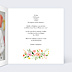 Invitation anniversaire de mariage Aquarelle Champêtre