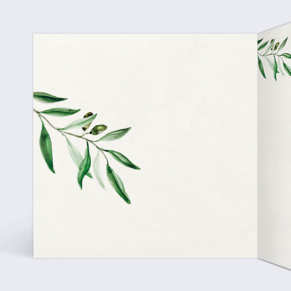 Invitation anniversaire de mariage Arche olivier