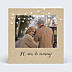 Invitation anniversaire de mariage Guirlandes
