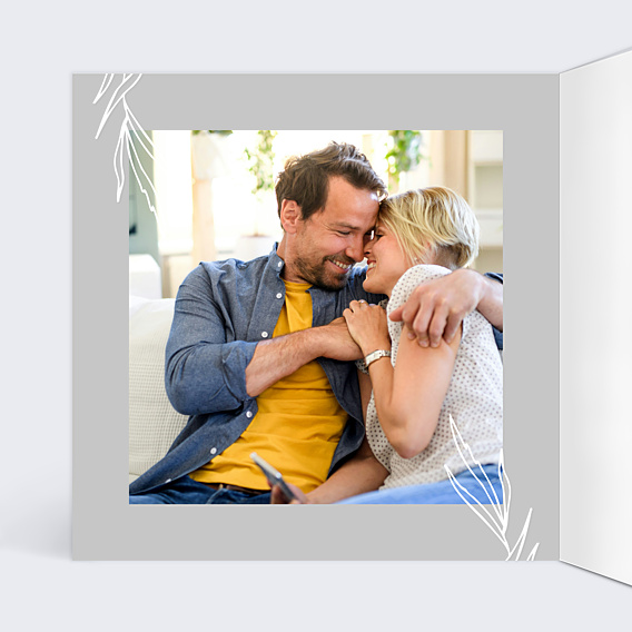 Invitation anniversaire de mariage Photo mariage 15 ans