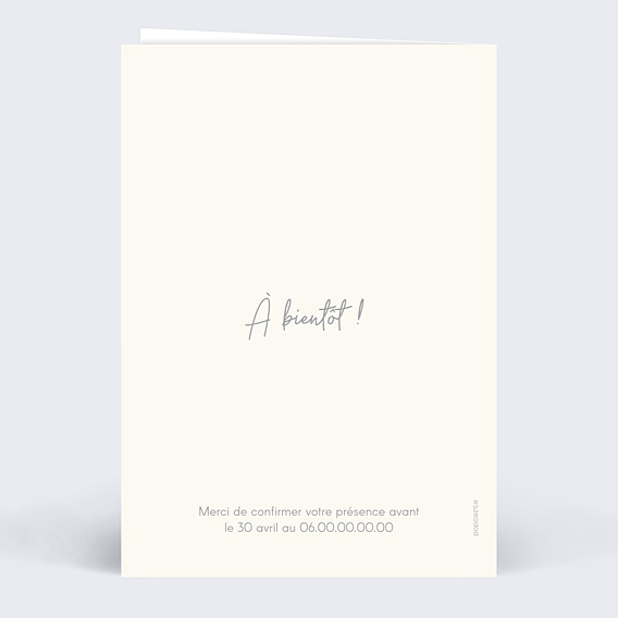 Invitation anniversaire de mariage 10 années d'amour