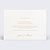 Invitation anniversaire de mariage Lettering