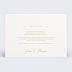 Invitation anniversaire de mariage Lettering
