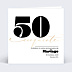 Invitation anniversaire de mariage 50 ans Moderne