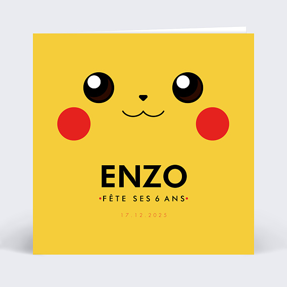 Top 10 invitations anniversaire pokemon - Les idées du samedi  Anniversaire  pokemon, Carte d'anniversaire pokemon, Idée invitation anniversaire