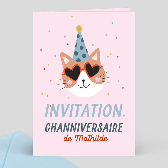 Invitation Anniversaire Enfant Monde Enchanté - Popcarte