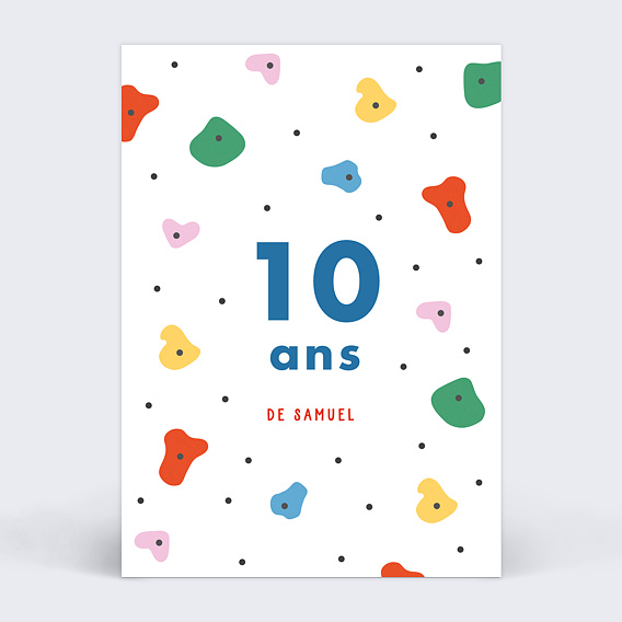 Invitation Anniversaire Enfant Escalade