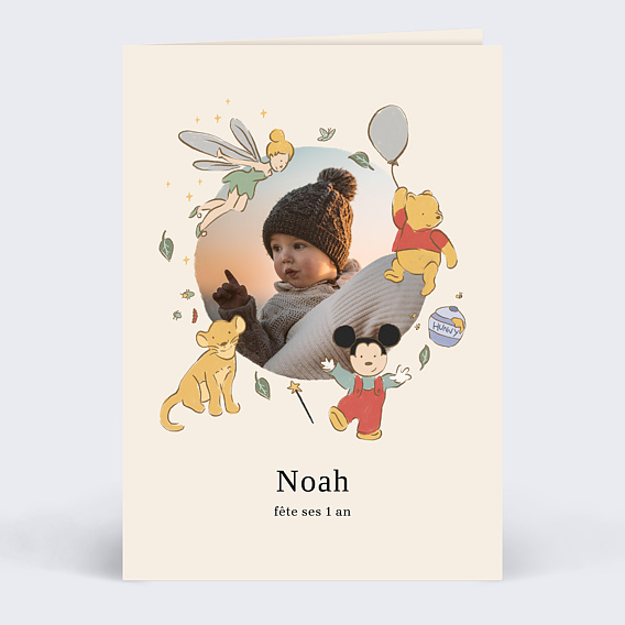 Invitation anniversaire enfant Famille Féerique