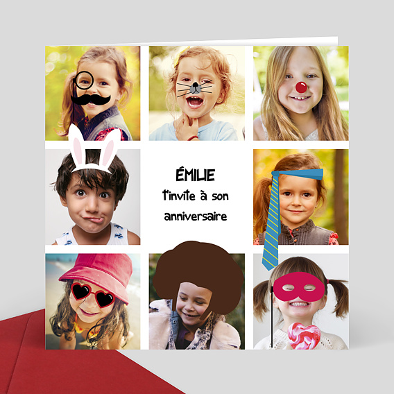 Invitation Anniversaire Enfant Fun
