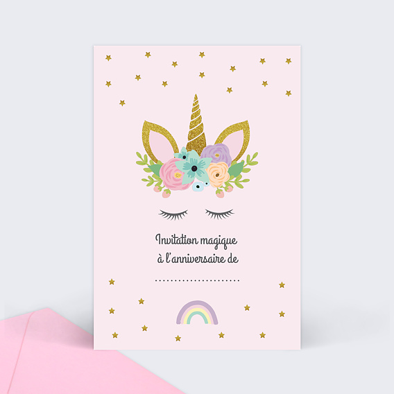 Invitation Anniversaire Enfant Popcarte