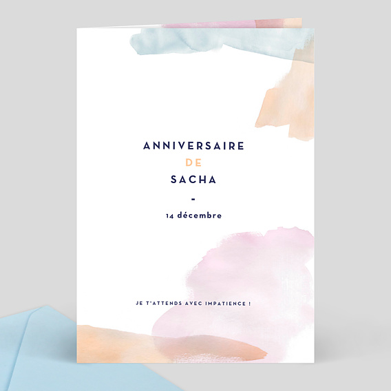 Invitation Anniversaire Enfant Nébuleuse