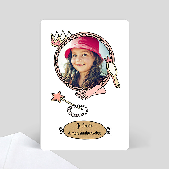 Invitation Anniversaire Enfant Princesse
