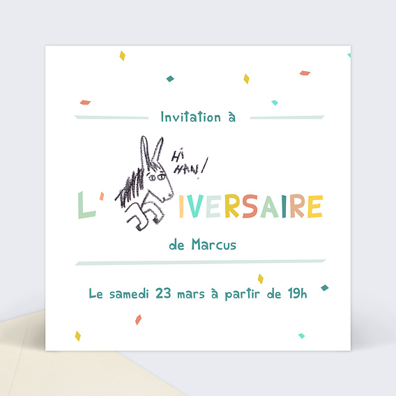 Exemple Invitation Anniversaire 5 Ans