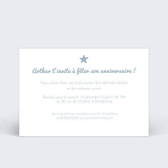 Invitation Anniversaire Enfant Royal