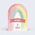 Invitation Anniversaire Enfant Parfait Arc-en-ciel