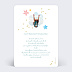 Invitation anniversaire enfant Chaton Verso