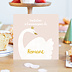 Invitation anniversaire enfant Cygne Après 1