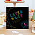 Invitation anniversaire enfant Laser Game Coloré Après 1