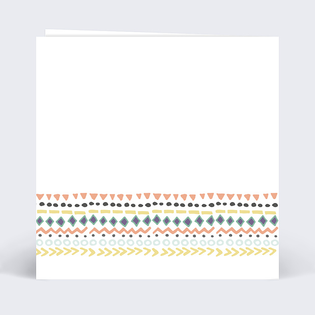 Carte invitation anniversaire chat Verso