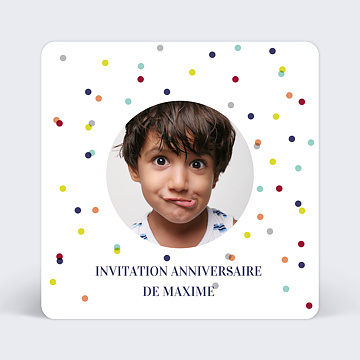Invitation Anniversaire 10 Ans Popcarte