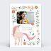Invitation Anniversaire Enfant Licorne Fleurie